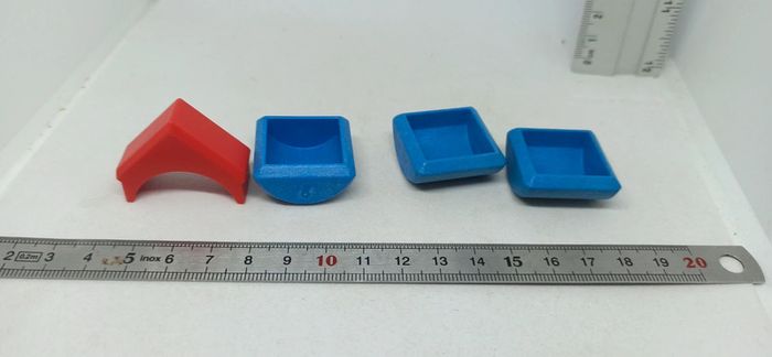 Obstacles pour chevaux bleus et rouge playmobil - photo numéro 2