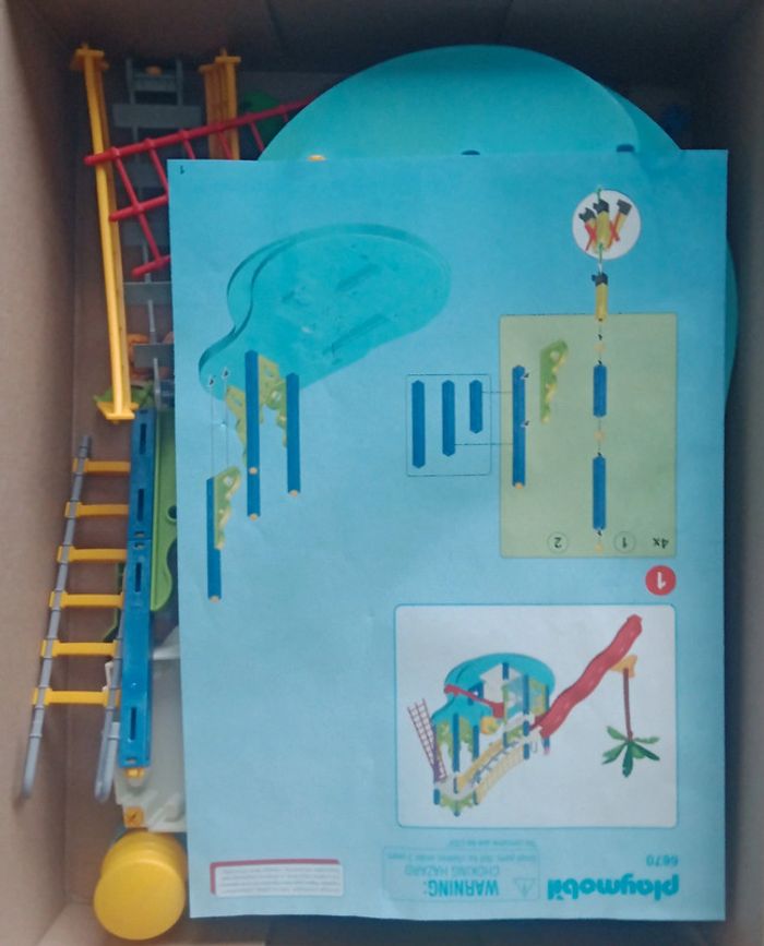 Jeux aquatique avec toboggan et balancelle - photo numéro 3