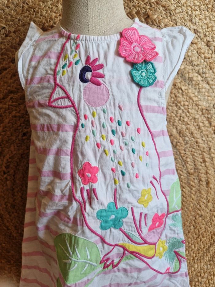 Jolie ensemble robe et culotte fille du pareil au même 24 mois 86cm - photo numéro 3