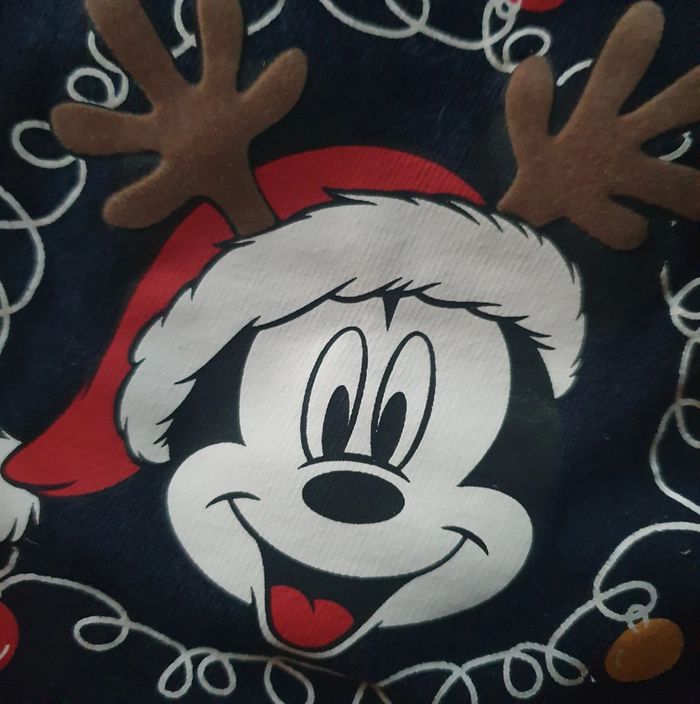 💚 Sweat Mickey Noël 6 mois Disney #emyfleury_6moisgarçon - photo numéro 2