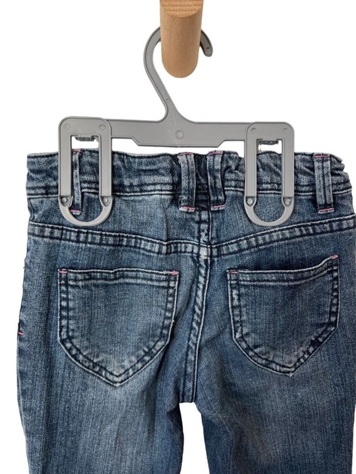 Pantacourt en jean bleu denim - Vynil Fraise 6 ans - photo numéro 4