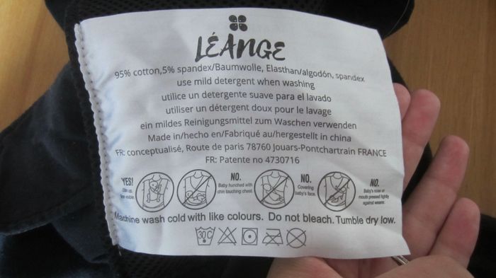 Echarpe de portage sans noeud - photo numéro 4