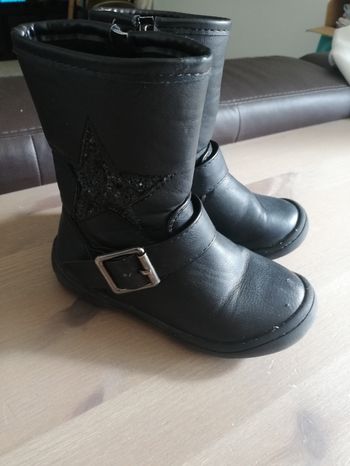 Botte noir avec étoile charlie et prune