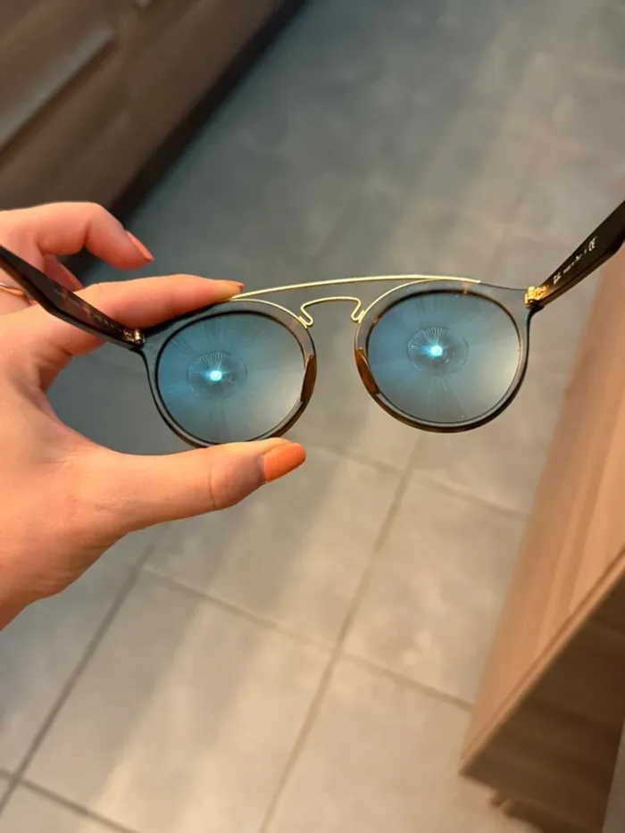 Lunettes soleil Rayban gatsby rondes - photo numéro 3