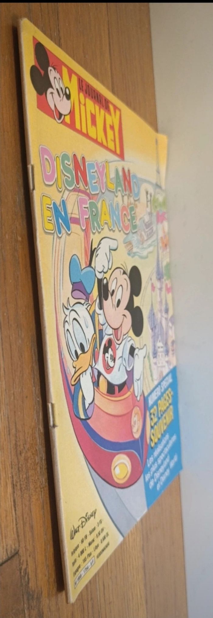 Ancien journal de Mickey n°spécial 32 pages parcs euro Disneyland 1986 N°1754 vintage - photo numéro 10