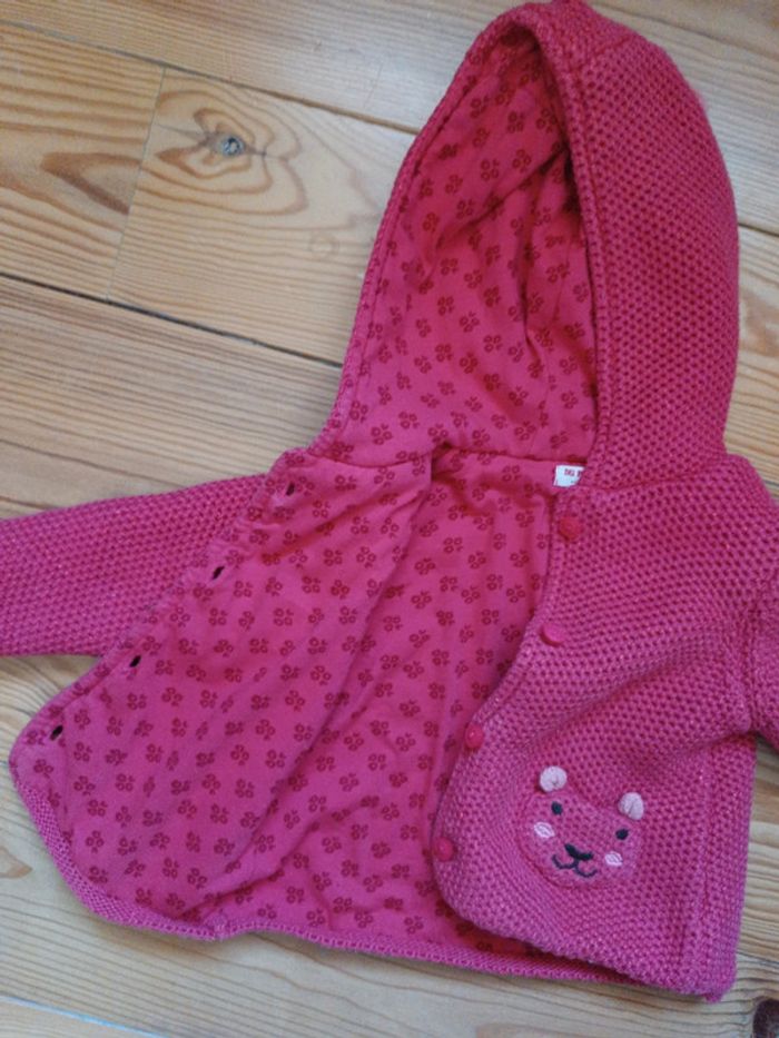 Jolie veste Du Pareil au Même fille 12 mois 74 cm en parfait état - photo numéro 8