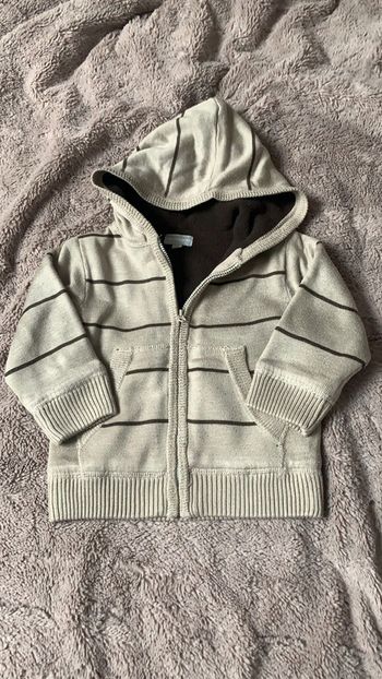 Gilet chaud en mailles garçon