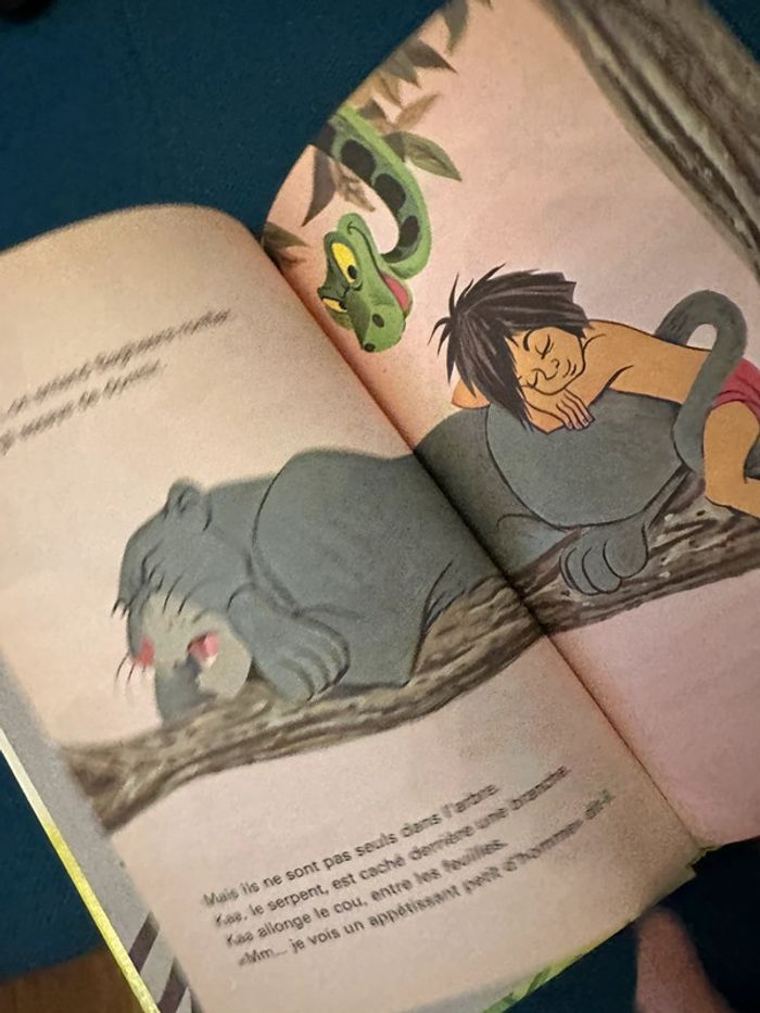 Livre album ancien vintage Le livre de la jungle Walt Disney Club du livre Mickey - photo numéro 7