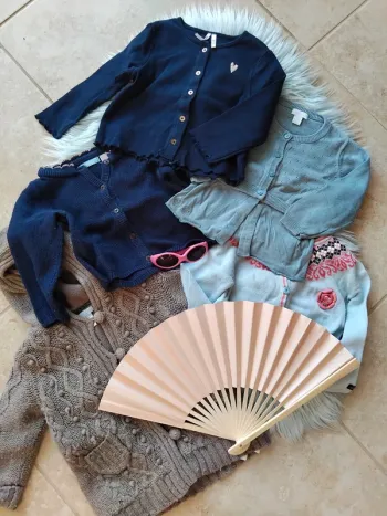 👗 lot de vestes fille 18 mois