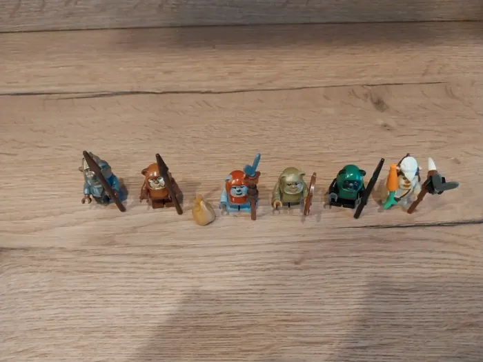 Figurines type lego 6 Ewoks star wars - photo numéro 8