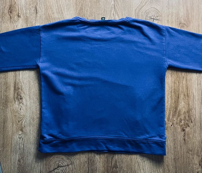 Pull bleu Lauren Ralph Lauren (logo brodé) pour femme, taille S - photo numéro 3