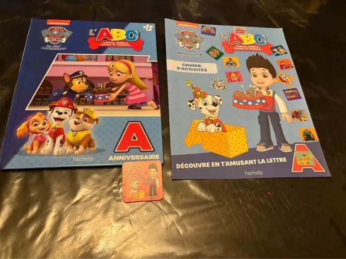 L’abc pat patrouille lettres, chiffres, formes et couleurs: le a n•1