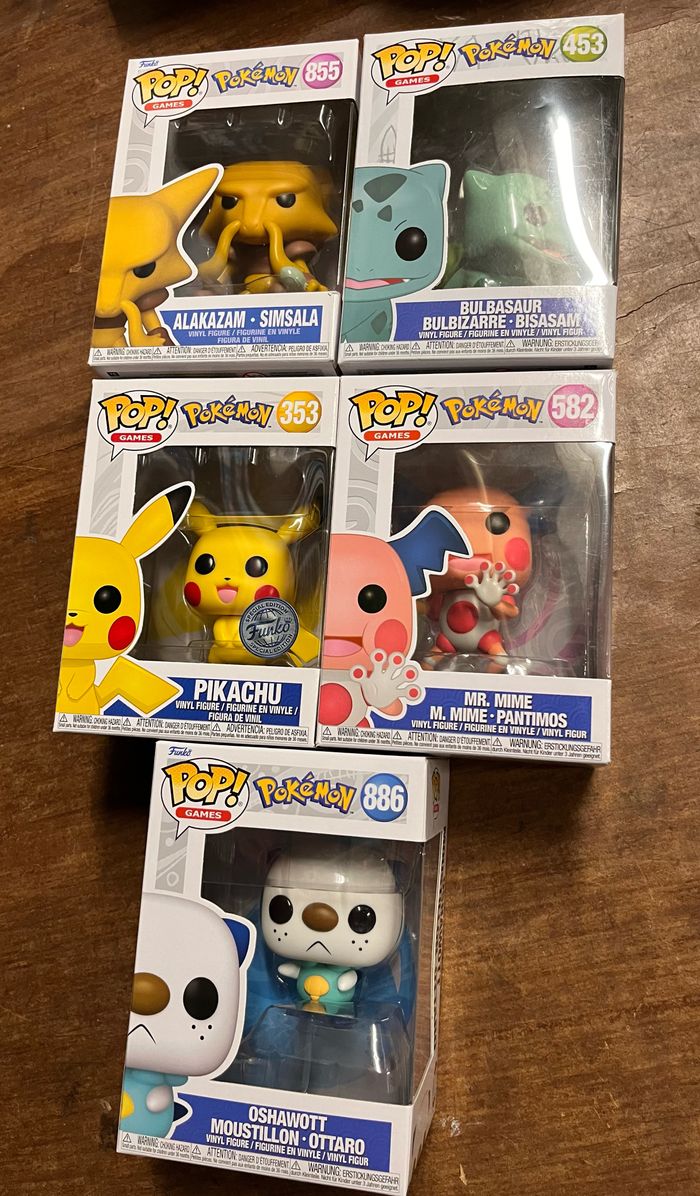 Funko pop Pokémon lot