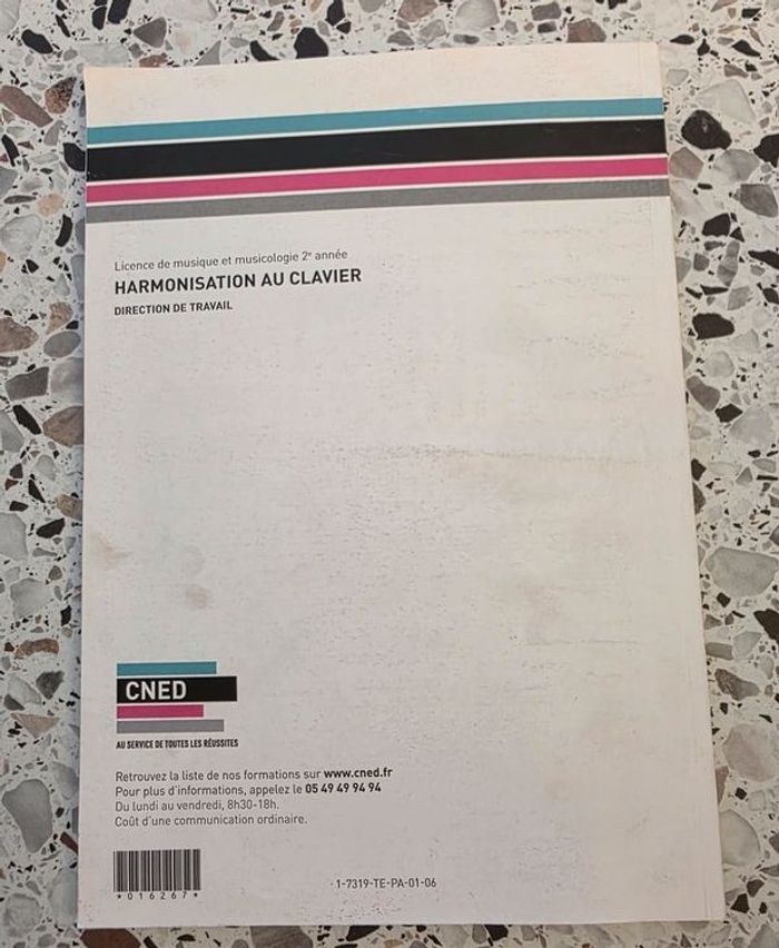 Harmonisation au clavier CNED - photo numéro 2