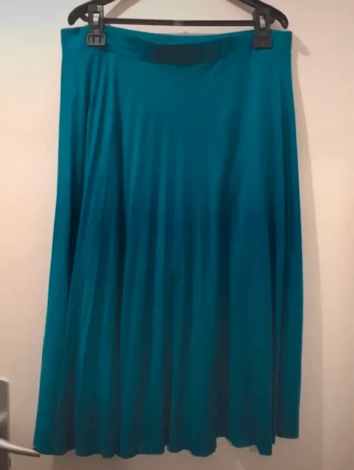 Jupe c&a longue bleu turquoise taille L