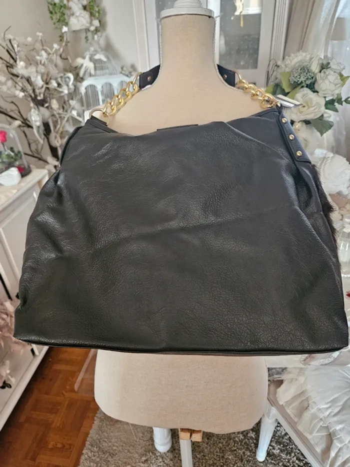 Sac marron foncé fausse fourrure New Look Neuf - photo numéro 6