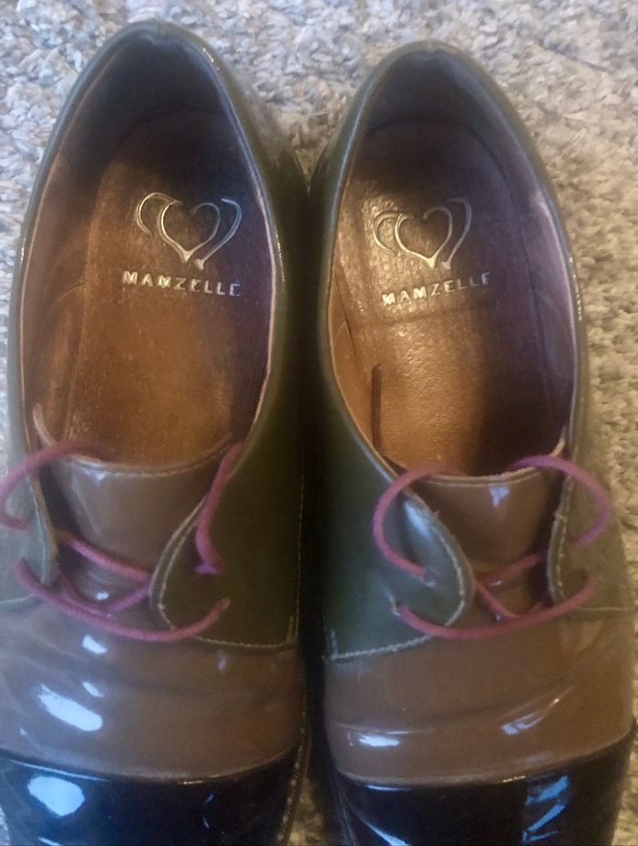 Chaussures »Mam’Zelle »marrons vernies - photo numéro 6