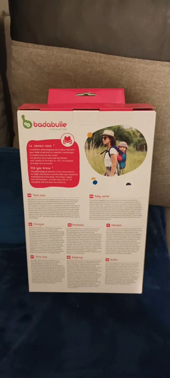 Porte bébé badabulle neuf jamais déballé - photo numéro 2