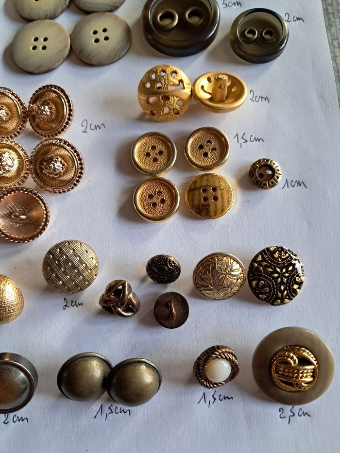 Lot de boutons de couture - photo numéro 5
