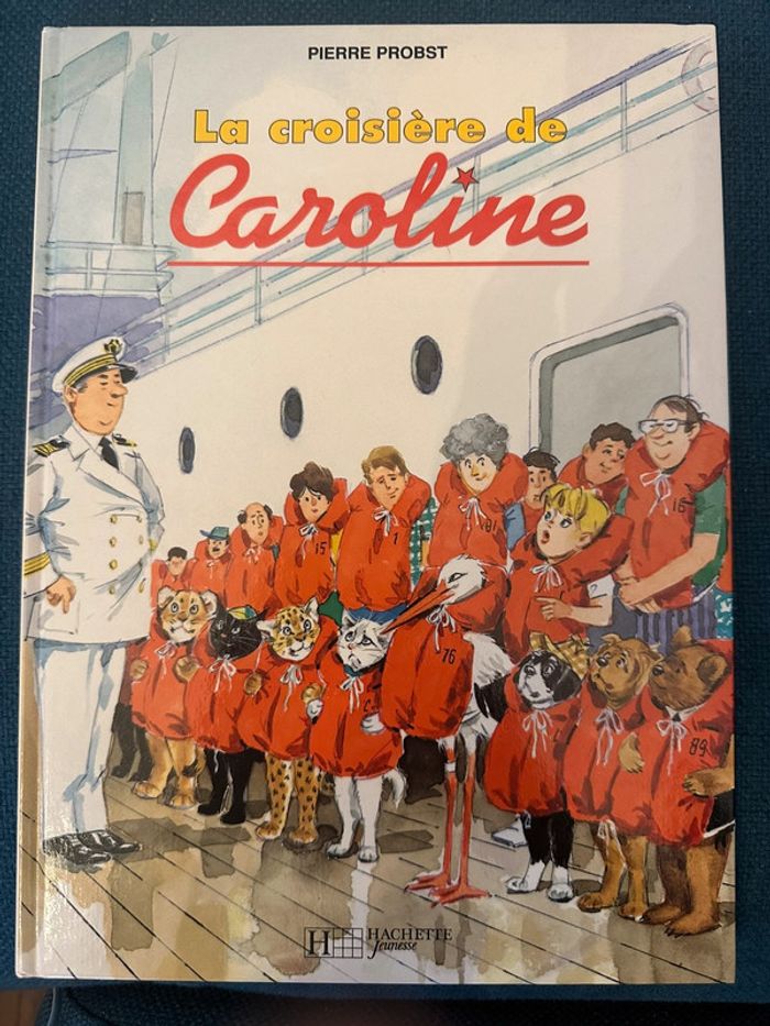 La croisière de Caroline bateau paquebot cigogne bd album livre Pierre probst