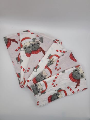 Lot de serviette de noel fait main