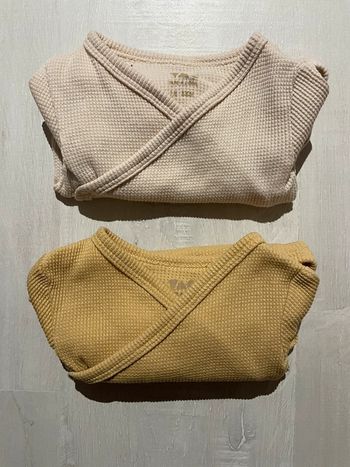 Lot de bodies longues manches bébé 1 mois tape à l’œil
