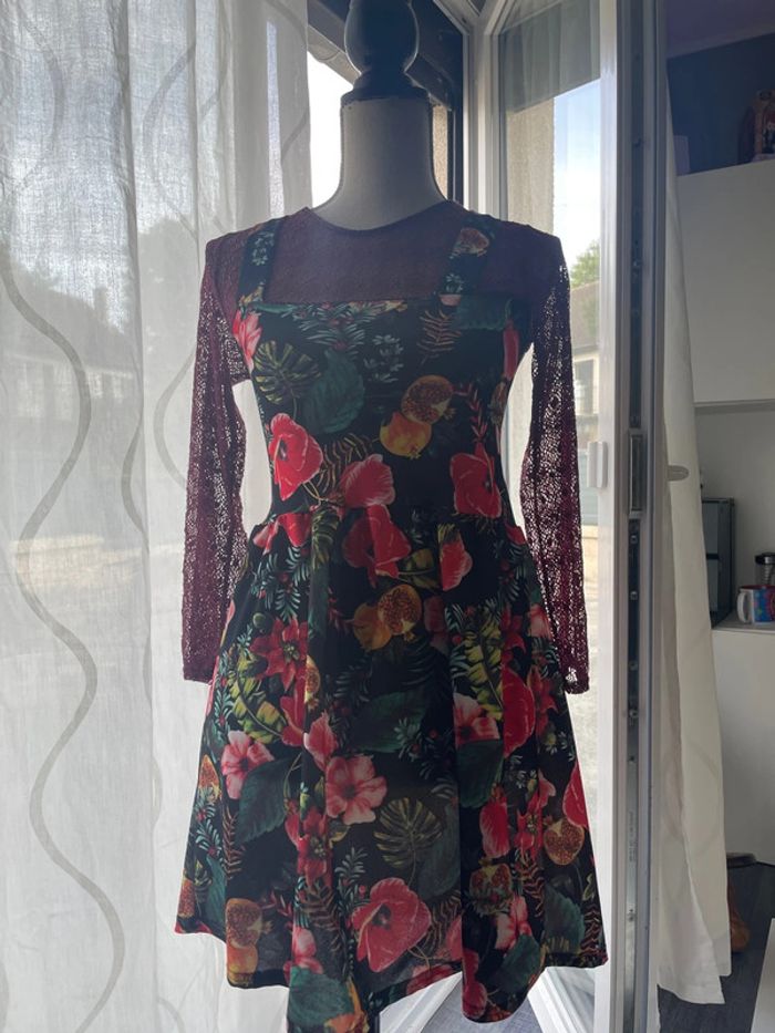 Robe manche longue taille 14 ans