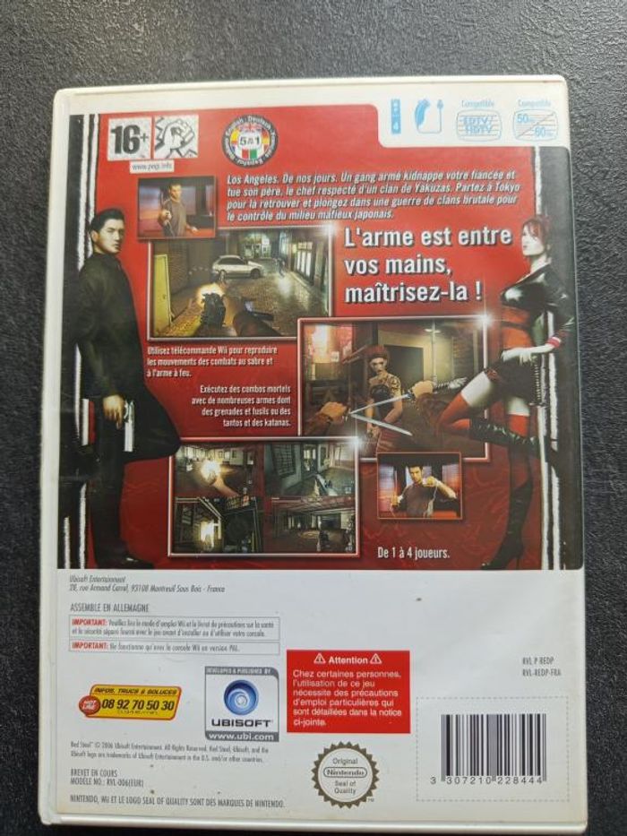 Nintendo - Wii - Red Steel - photo numéro 2