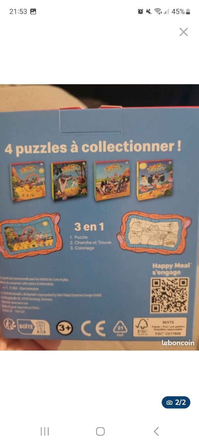 Puzzle Zig&Shark MacDo - photo numéro 2