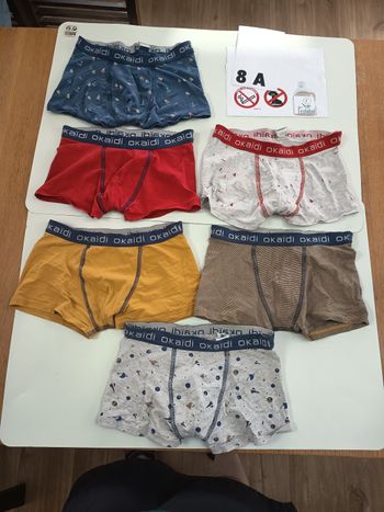 8 ans le 6 boxer Okaidi