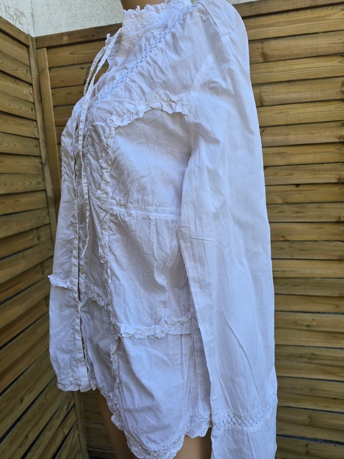 Chemisier brodé 🍒vintage 90🍒taille 38/40 - photo numéro 6
