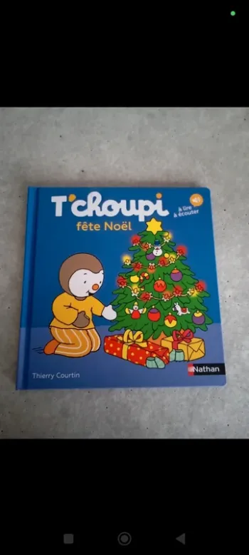Livre T'choupi fête Noël
