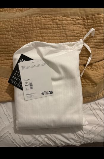 Housse de lit bouchara percale 260x240 lit double 