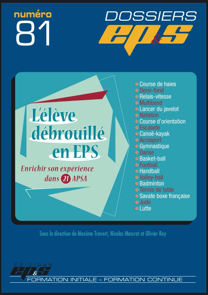 Livres EPS N.Mascret (concours CAPEPS, Agrégation, prof d’EPS) - photo numéro 2