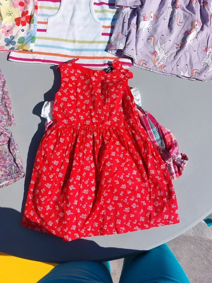 Lot mi saison été 2 ans robes chemisiers - photo numéro 5