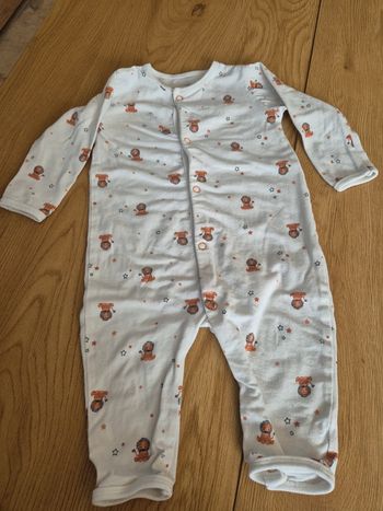 Pyjama léger 3 mois 62 -68 cm