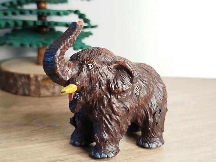 SAFARI figurine jeune mammouth animal préhistorique - photo numéro 4