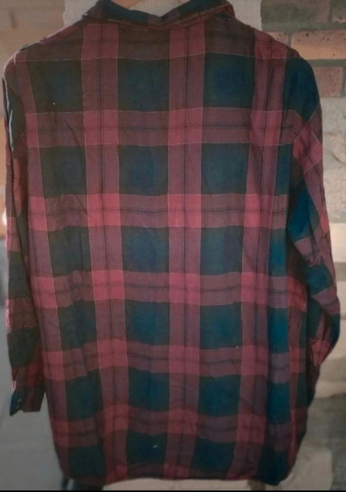 Chemise manches longues à carreaux - photo numéro 4