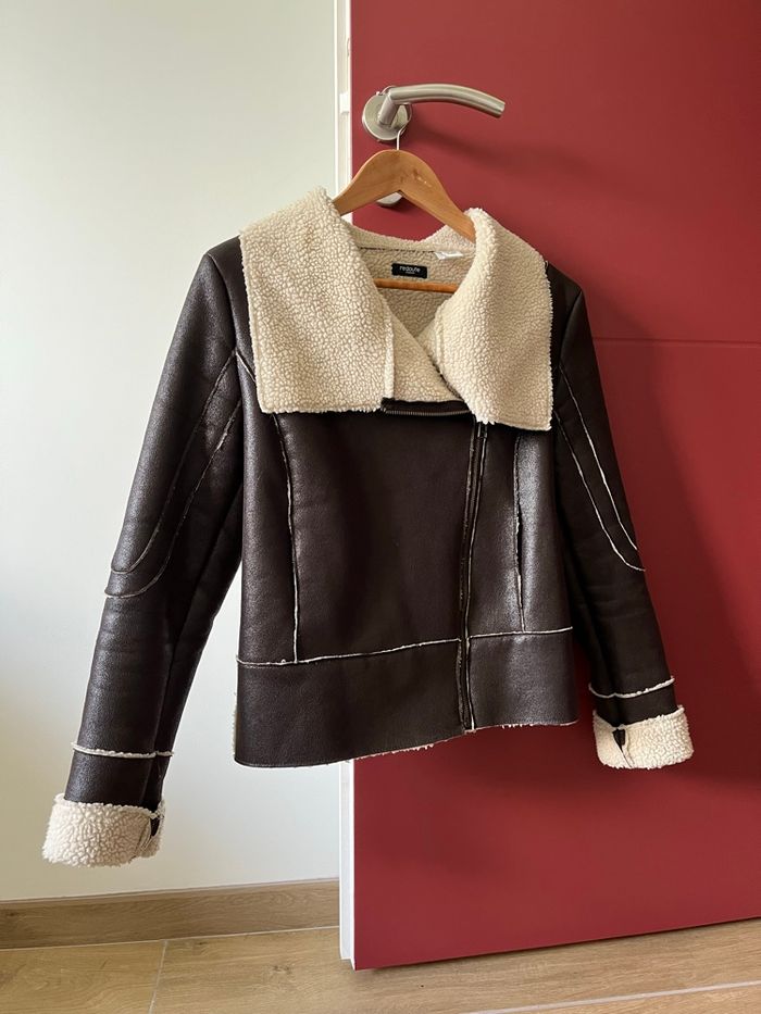 Blouson bi matière - photo numéro 2