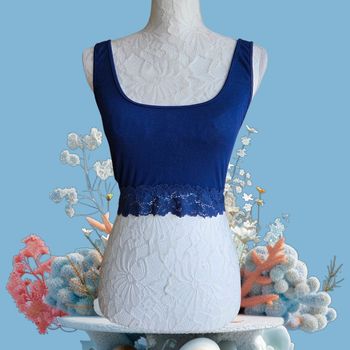 Top avec dentelle 🚺