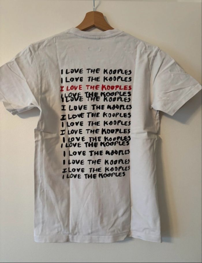 T-shirt The Kooples - Taille S - Blanc "l Love The Kooples"