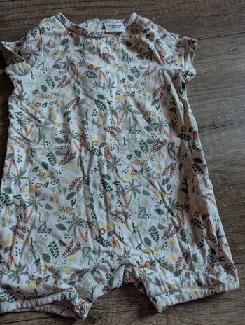 Combi short bébé garçon