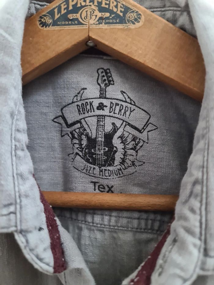 Veste chemise légère imitation jean taille M - photo numéro 14
