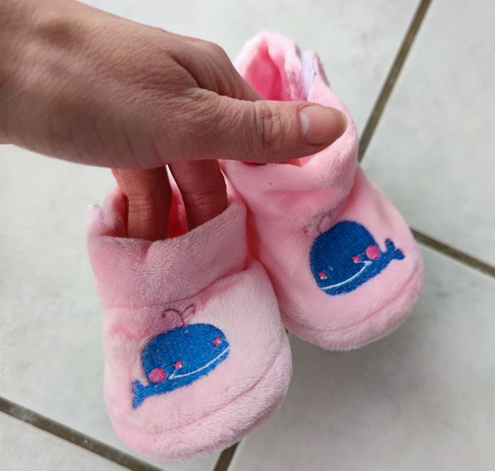 Chaussons roses - photo numéro 4