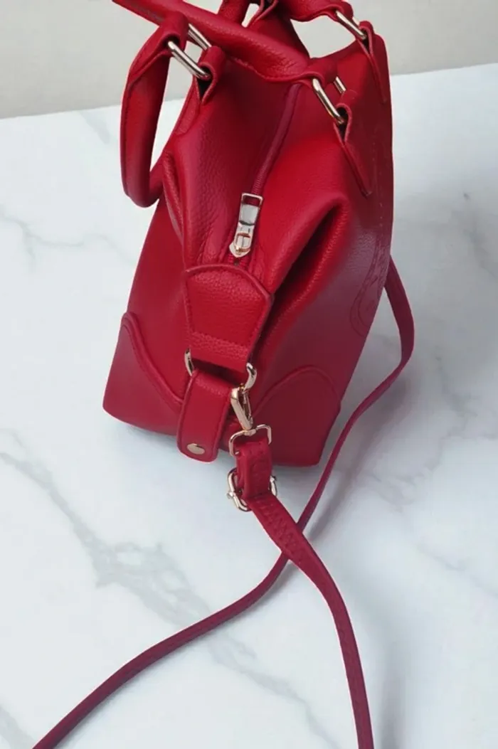 Sac style bowling écrit vintage chic et pratique neuf - photo numéro 9