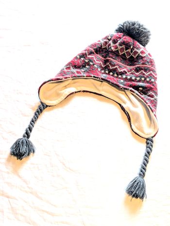 Bonnet Orchestra Cache Oreilles Péruvien Formes Géométriques Tresses Pompon Accessoire Enfants Ados