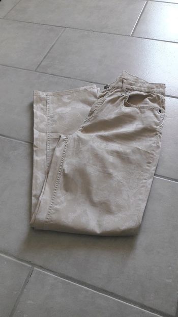 Pantalon beige taille haute 42 lee cooper comme neuf