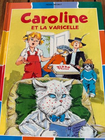 Très bon État - Livre Caroline et la Varicelle édition damiers bd album multicolore