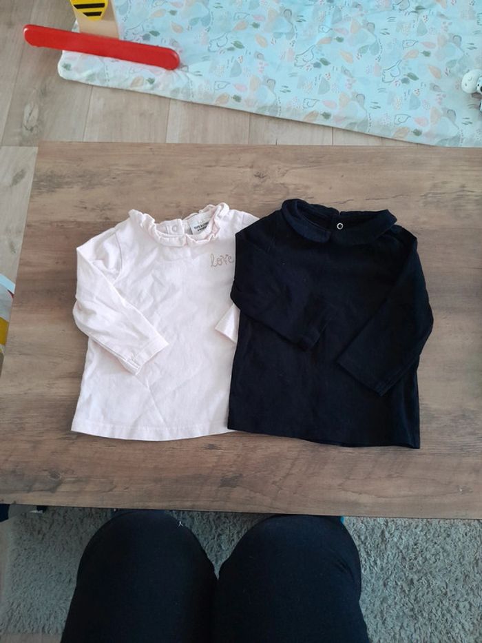 Lot t-shirts ML 6mois