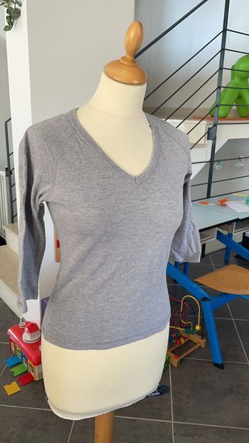 Tee shirt h et m col en v
